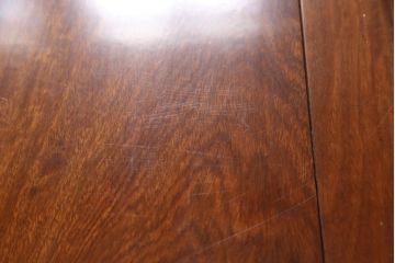 中古　高級唐木家具　上質なつくりが品の良さを高めるカリン材製ライティングビューロー(デスク、机、在宅ワーク、在宅用チェスト、花梨材)(R-049250)