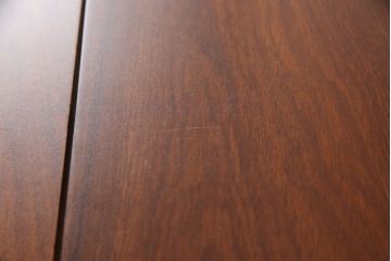 中古　高級唐木家具　上質なつくりが品の良さを高めるカリン材製ライティングビューロー(デスク、机、在宅ワーク、在宅用チェスト、花梨材)(R-049250)
