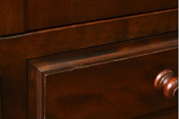 中古　松本民芸家具　C-II型　シックな佇まいが和洋折衷の空間に取り入れやすいC-型サイドボード　定価約60万5千円　(R-049257)