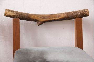 和製ヴィンテージ　民芸家具　チーク材　どっしりとした重厚感のあるチェア2脚セット(ダイニングチェア、椅子、ビンテージ、バラ売り可能)(R-049258)