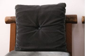 和製ヴィンテージ　民芸家具　チーク材　どっしりとした重厚感のあるチェア2脚セット(ダイニングチェア、椅子、ビンテージ、バラ売り可能)(R-049261)