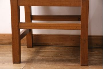 和製ヴィンテージ　民芸家具　チーク材　どっしりとした重厚感のあるチェア2脚セット(ダイニングチェア、椅子、ビンテージ、バラ売り可能)(R-049261)