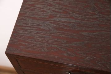 中古美品　江戸指物家具　きむら　桑材・桐材　上品な和の雰囲気を演出する引き出し15杯のチェスト(定価約65万円)(引き出し、和タンス)(R-049262)