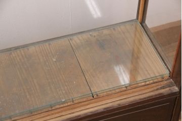 和製アンティーク　昭和レトロ　たばこ屋さんのガラスケース(ショーケース、陳列棚、店舗什器)(R-049264)