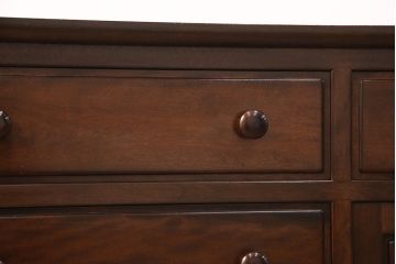 中古　松本民芸家具　特注品!　洗練された佇まいが品の良さを高めるサイドボード(リビングボード、収納棚、戸棚)(R-049265)