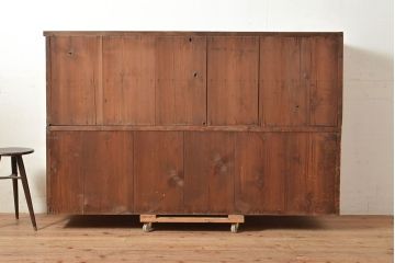 【簡易リペア限定品】和製アンティーク　明治〜大正期　松材・杉材　シンプルなオープンラック(飾り棚、収納棚)(R-049275)