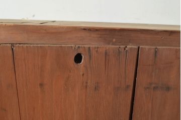 【簡易リペア限定品】和製アンティーク　明治〜大正期　松材・杉材　シンプルなオープンラック(飾り棚、収納棚)(R-049275)