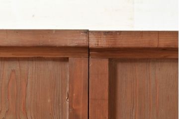 和製アンティーク　左右で使い分けが出来る、引き出し12杯のレトロなチェスト(引き出し、タンス、ローボード)(R-049278)