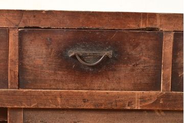 和製アンティーク　ヒノキ材　特大サイズ!　九尺幅の時代箪笥ローボード(水屋箪笥、サイドボード、キャビネット、収納棚)(R-049279)