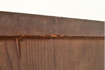 和製アンティーク　ヒノキ材　特大サイズ!　九尺幅の時代箪笥ローボード(水屋箪笥、サイドボード、キャビネット、収納棚)(R-049279)