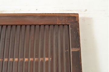 アンティーク建具　和モダンな空間づくりにおすすめの格子戸3枚セット(引き戸、建具)(R-049286)
