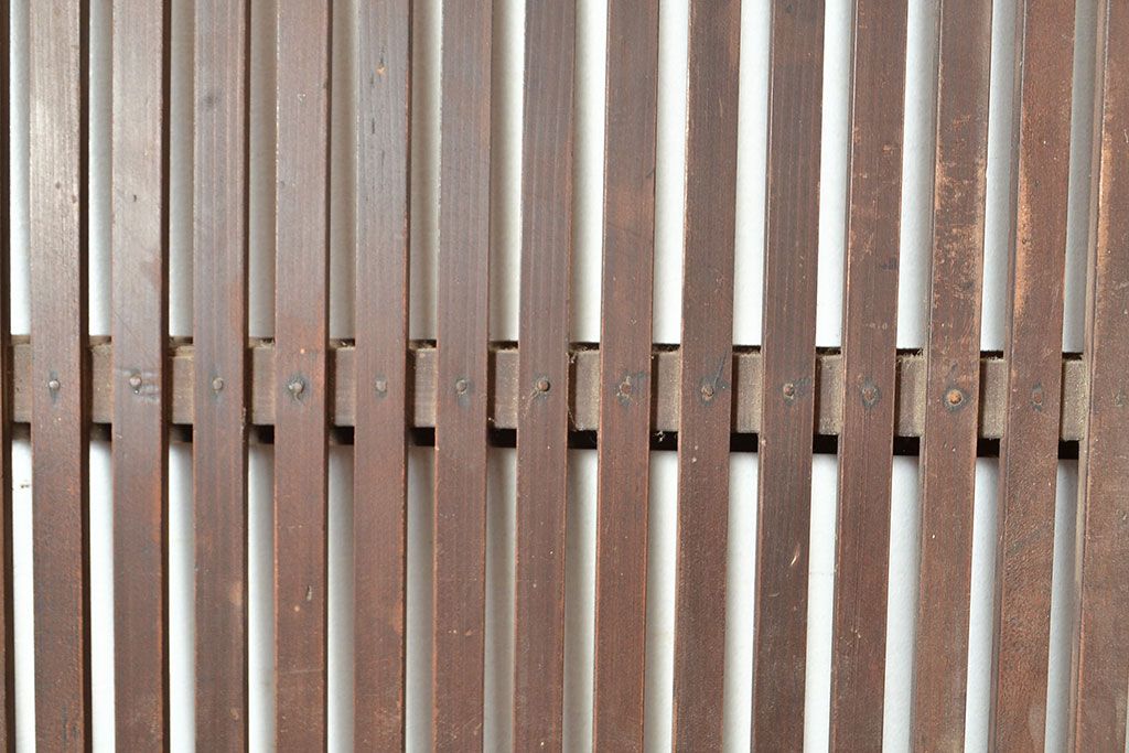 アンティーク建具　和モダンな空間づくりにおすすめの格子戸3枚セット(引き戸、建具)(R-049286)