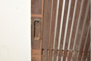 アンティーク建具　和モダンな空間づくりにおすすめの格子戸3枚セット(引き戸、建具)(R-049286)