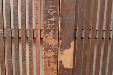 アンティーク建具　和モダンな空間づくりにおすすめの格子戸3枚セット(引き戸、建具)(R-049286)