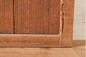 アンティーク建具　和モダンな空間づくりにおすすめの格子戸3枚セット(引き戸、建具)(R-049286)