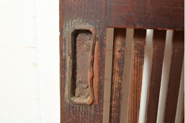 アンティーク建具　和モダンな空間づくりにおすすめの格子戸3枚セット(引き戸、建具)(R-049286)