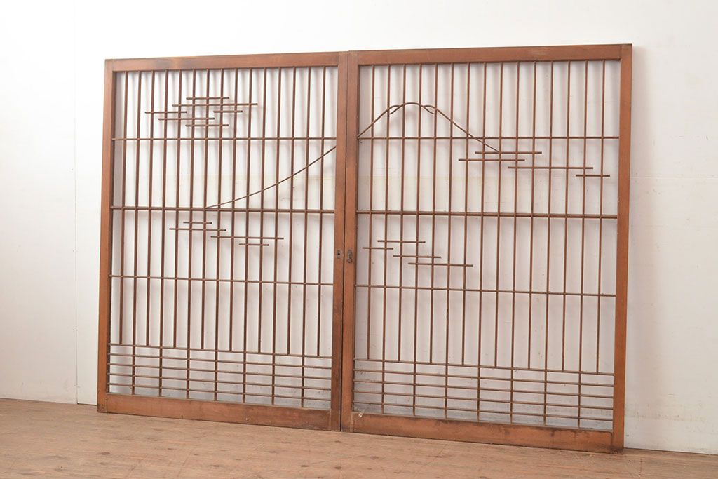 ガラス付き　未使用　エス アンド エフ　S&F　高級輸入額縁　半切　アンティーク エスアンドエフ S&F 高級輸入額縁 半切 アンティーク ブラウン 007