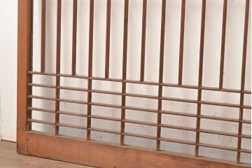 ヴィンテージ建具　昭和中期　富士山の図柄が魅力!和の趣あふれる書院戸2枚セット　(R-049288)