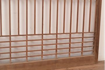 ヴィンテージ建具　昭和中期　富士山の図柄が魅力!和の趣あふれる書院戸2枚セット　(R-049288)