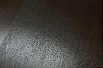 和製アンティーク　栓材　大正ロマン　上手物　引き出しに仕切りが付いたシンプルつくりのデスク(平机、在宅ワーク、在宅用ワークデスク)(R-049295)