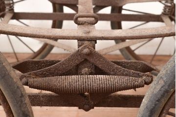 アンティーク雑貨　和製アンティーク　ジャンク品　珍品希少!大正時代の乳母車(ベビーカー)(R-049296)