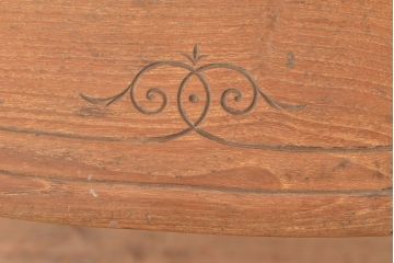 和製アンティーク　希少!　大正ロマンの雰囲気漂う日本製のアンティークテーブル(コーヒーテーブル、サイドテーブル)(R-049300)