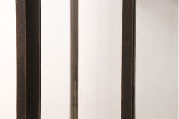 和製アンティーク　お洒落なレトロガラスがアクセント!たばこ屋さんのガラスケース(ショーケース、陳列棚、店舗什器)(R-049305)