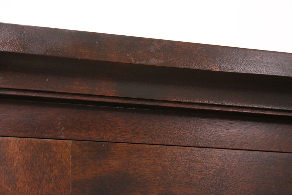 中古　北海道民芸家具　和洋折衷どちらのお部屋にも馴染むブックケース(本箱、収納棚、キャビネット、飾り棚)(R-049308)