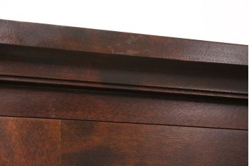 中古　北海道民芸家具　和洋折衷どちらのお部屋にも馴染むブックケース(本箱、収納棚、キャビネット、飾り棚)(R-049308)