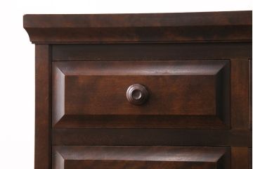 中古　北海道民芸家具　HM535 小物タンス　小物収納に活躍する、和と洋どちらにも馴染むデザインが魅力のチェスト(引き出し、タンス)(定価約21万円)(R-049309)