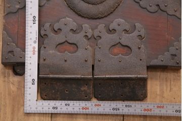 ラフジュ工房オリジナル　古金具・古パーツリメイク　鳳凰　経年を感じる風合いが魅力的な金具(和箪笥、衣装箪笥、整理箪笥、引き出し、チェスト)(R-049311)