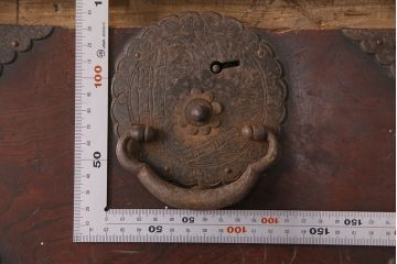 ラフジュ工房オリジナル　古金具・古パーツリメイク　鳳凰　経年を感じる風合いが魅力的な金具(和箪笥、衣装箪笥、整理箪笥、引き出し、チェスト)(R-049311)
