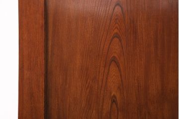 アンティーク建具　総ケヤキ材　一枚板　美しい木肌が高級感漂う新潟県産越後蔵戸(引き戸、玄関戸)(R-049322)