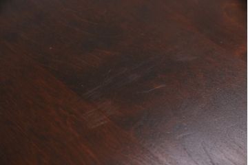 中古　北海道民芸家具　落ち着いた和モダンスタイルのお部屋にぴったりの飾り棚(茶棚、茶タンス)(R-049324)