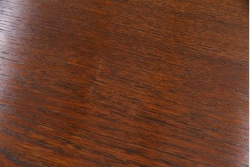 中古　岩手岩泉・純木家具　摺り漆塗り　栗材一枚板を贅沢に使用したベンチ(椅子、イス)(R-049328)