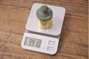 ビンテージ雑貨　希少　イタリアからやってきた!真鍮製天秤(はかり、秤)(R-049331)