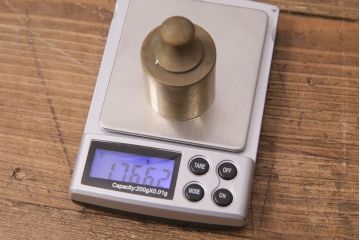 ビンテージ雑貨　希少　イタリアからやってきた!真鍮製天秤(はかり、秤)(R-049331)