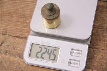 ビンテージ雑貨　希少　イタリアからやってきた!真鍮製天秤(はかり、秤)(R-049331)