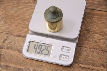 ビンテージ雑貨　希少　イタリアからやってきた!真鍮製天秤(はかり、秤)(R-049331)