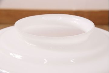 和製アンティーク　大振りサイズ　ブラケットの使い込まれた質感と花のがくのようなデザインが味わい深い吊り下げ照明(天井照明、ペンダントライト)(R-049344)