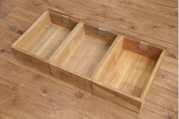 和製アンティーク　天板・楠木材　側面・ケヤキ材　今にも動き出しそうな杢目が目を引くローボード(収納棚、戸棚)、テレビ台)(R-049350)