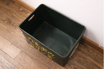 レトロ雑貨　カネボウ カタン糸　昭和レトロなデザインが魅力の古いボテ箱(鐘紡、収納箱)(R-049365)