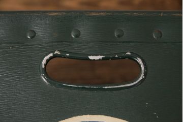 レトロ雑貨　カネボウ カタン糸　昭和レトロなデザインが魅力の古いボテ箱(鐘紡、収納箱)(R-049365)