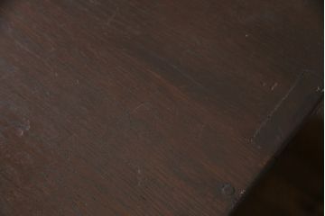和製アンティーク　総ナラ材　デスクやカウンターの上にも置けるレトロな収納棚(卓上収納棚、本棚)(R-049380)