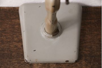 アンティーク雑貨　激レア!!　インダストリアルな雰囲気漂うスタンドミラー(鏡)(R-049381)