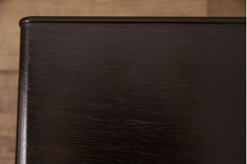和製アンティーク　指物工芸品　美品　外箱付き!紫檀(シタン)材の深みを帯びた色合いが美しい角火鉢2個セット(木製火鉢)(R-049386)