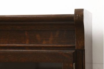 アンティーク家具　イギリス　オーク材　ディスプレイ棚としてもおすすめ!レトロな雰囲気を醸しだすスタッキングブックケース(本箱、収納棚、飾り棚)(R-049388)