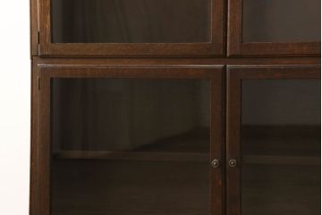 アンティーク家具　イギリス　オーク材　ディスプレイ棚としてもおすすめ!レトロな雰囲気を醸しだすスタッキングブックケース(本箱、収納棚、飾り棚)(R-049388)