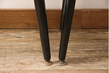 ヴィンテージ家具　北欧家具　デンマーク　チーク材　ツートーンカラーがおしゃれなチェア2脚セット(ダイニングチェア、板座チェア、椅子、ビンテージ)(R-049389)