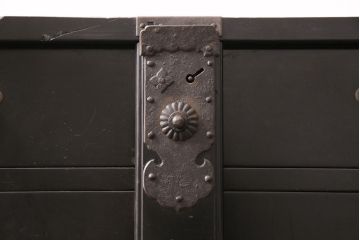 和製アンティーク　明治期　総桐材　コンパクトサイズで取り入れやすいシックな佇まいが魅力の庄内小箪笥(引き出し、チェスト、時代箪笥、桐箪笥、桐たんす)(R-049390)